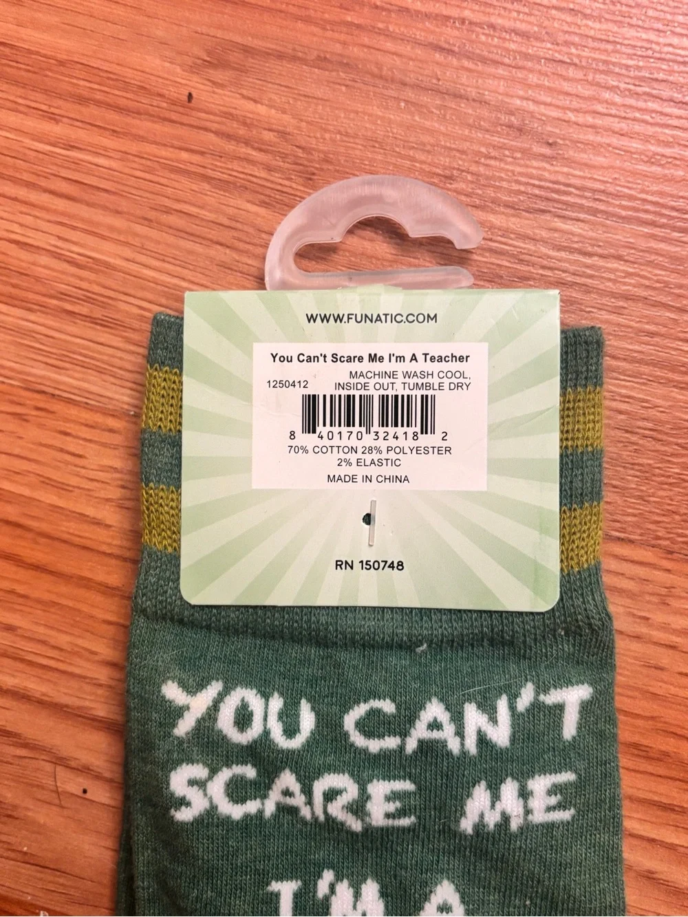 Teacher socks